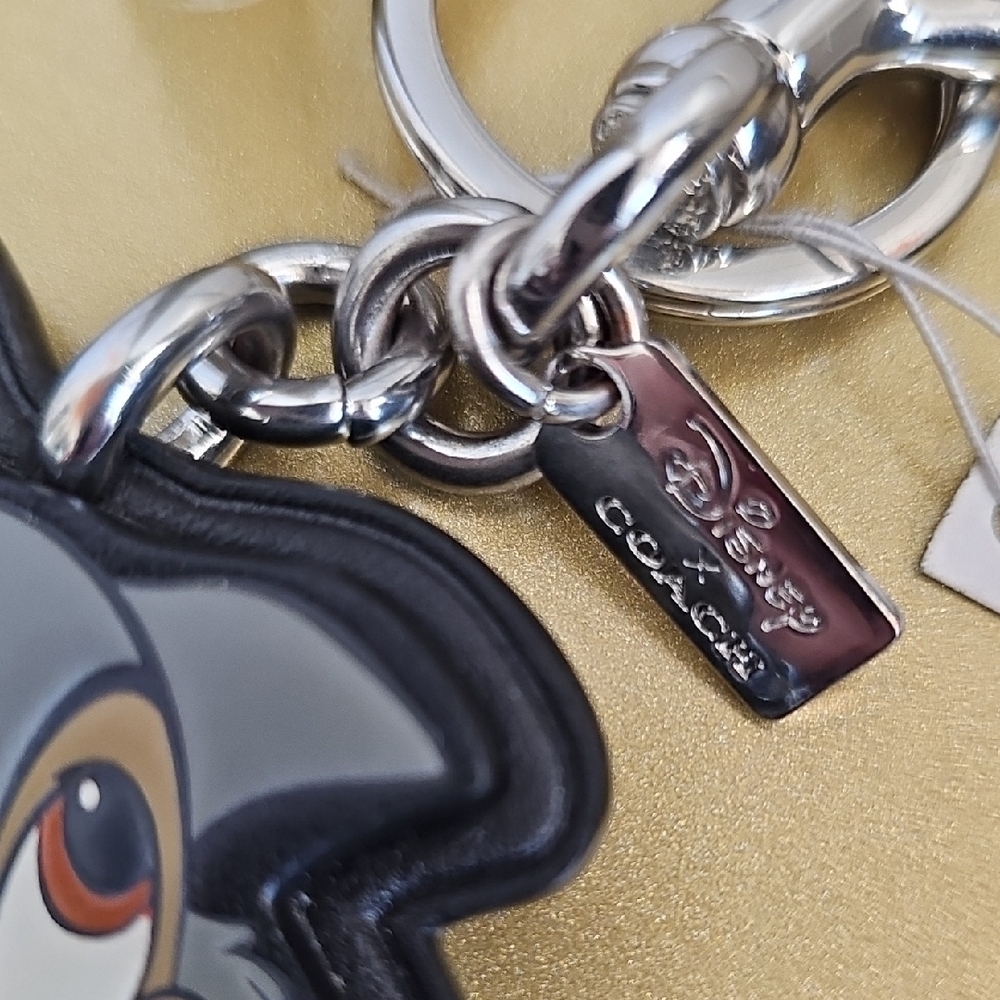 Disney x Coach Thumper Bag Charm NWT - Picture 2 of 5